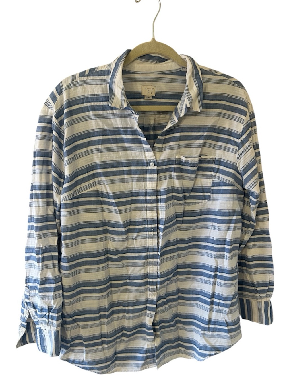 A New Day 100% Cotton Women’s Button Down XXL Shirt
